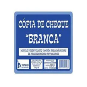 COPIA DE CHEQUE BRANCA 100 FLS. TAMOIO