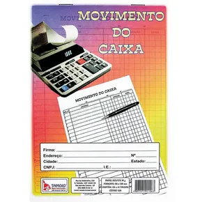 MOVIMENTO DE CAIXA COM 100 FOLHAS PEQUENO - TAMOIO